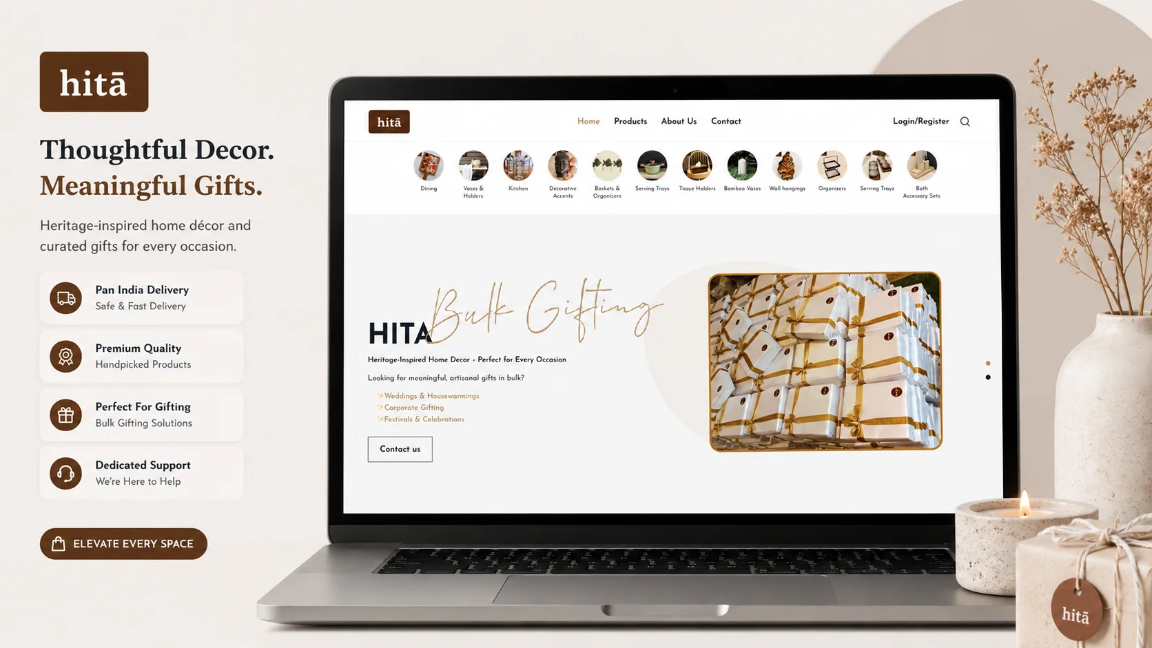 Hita product screen